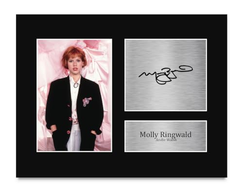 Unframed Signed Photo of Molly Ringwald from Pretty in Pink - US Letter Display