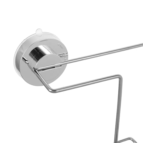 Stainless Steel Wall-Mount Magazine Holder with Suction Cup