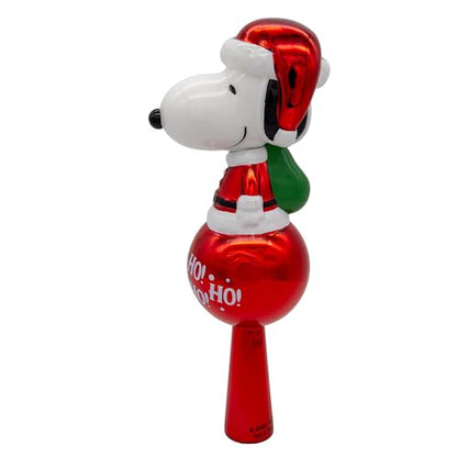 Christmas Tree Topper Snoopy Glass Treetop 11 Inch Holiday Decor