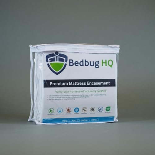 King Waterproof Mattress Encasement Bed Bug & Dust Mite Barrier, Deep Pocket Fit