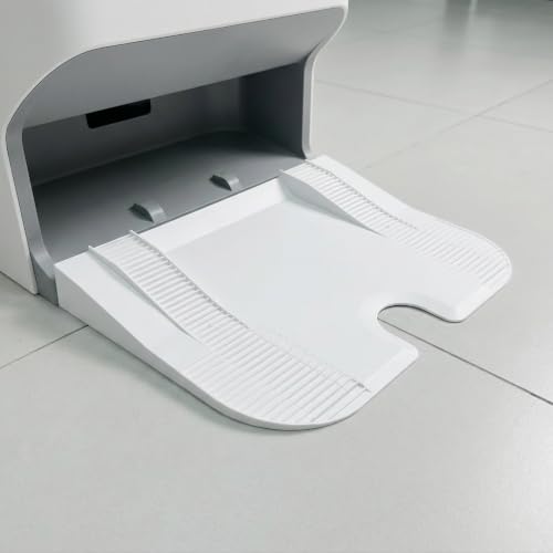 Semicircular Dock Ramp Plate for Automated Vacuum, Traction Sections, Molded, Black