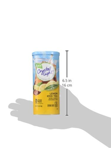 Crystal Light Lemon Iced Tea Drink Mix, 12-Quart Canister (Pack of 3)