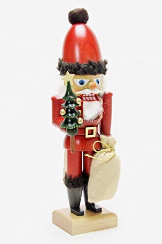 German Christmas Nutcracker Santa Claus - 12 Inch Erzgebirge Handmade Decor
