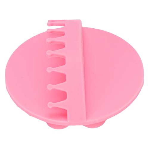 Pink Silicone Wall Mount Hair Collector with Strong Suction - 2 Pieces