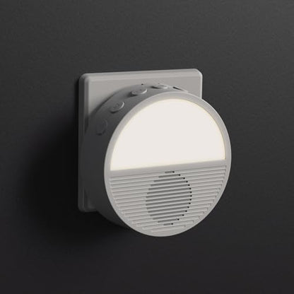 Wall Plug White Noise Machine for Office & Sleep - 1 Pack - White