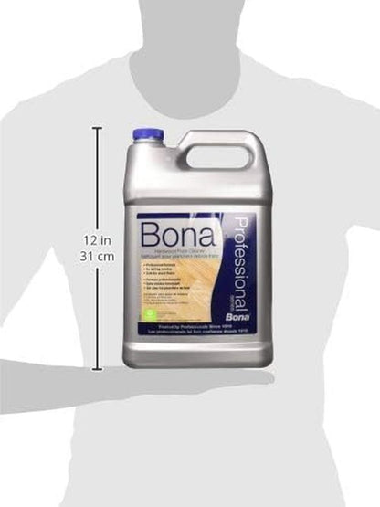Bona Professional Series Hardwood Floor Cleaner - 128 Fl Oz Refill for Streak-Free Shine
