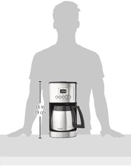 Cuisinart 12-Cup Coffee Maker - Programmable Thermal Carafe with Brew Strength Control | Stainless Steel DCC-3400NAS