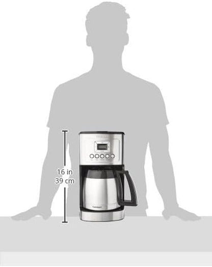 Cuisinart 12-Cup Coffee Maker - Programmable Thermal Carafe with Brew Strength Control | Stainless Steel DCC-3400NAS