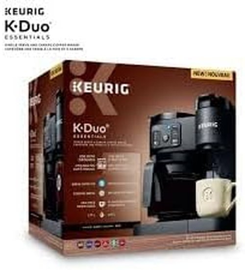 Keurig K-Duo Essentials Coffee Maker - Hot & Iced Single Serve K-Cup Pod & Carafe, Gen 2