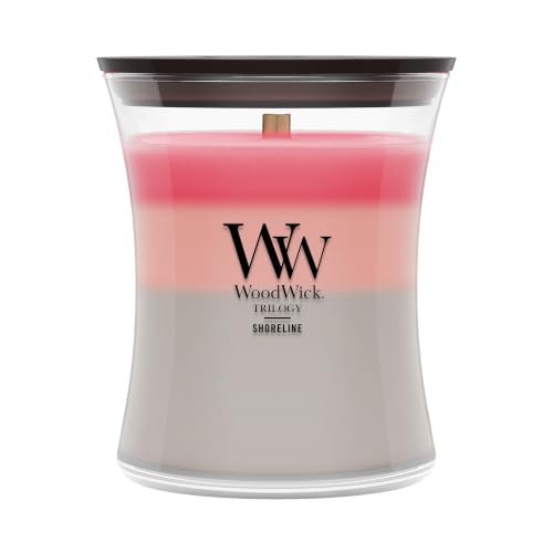 WoodWick Shoreline Trilogy Candles with Crackling Wick - 9.7oz