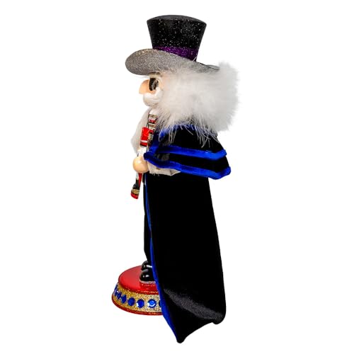 15-Inch Hollywood Nutcrackers Drosselmeyer Nutcracker - Festive Holiday Decor