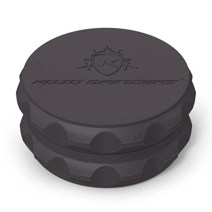 Kozo 2.5-Inch Strong Grip Spice Grinder with Magnetic Lid - Black