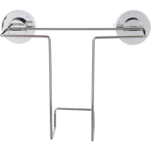 Stainless Steel Wall-Mount Magazine Holder with Suction Cup