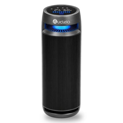 Aucleia Smart Ionic Air Purifier with H13 HEPA Filter & Auto Sensor - Black