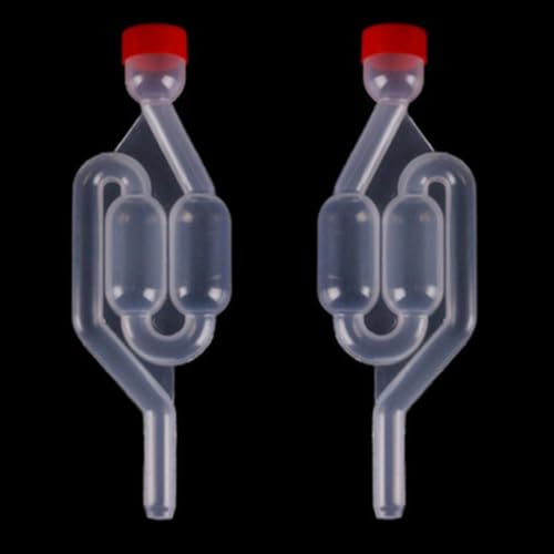 5 Pack S-Shape Airlock Fermentation Valves for Homebrew Wine & Beer
