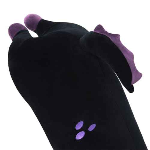 Long Axolotl Plush, 19.6¡± Long Axolotl Body Pillow for Kids, Cute Axolotl Stuffed Animals for Girls, Soft Plushies Toy Gifts for Birthday Dark Purple