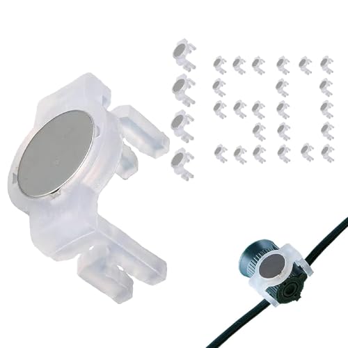 150 Pack Magnetic Christmas Light Clips for Steel Gutters Outdoor Decorations - Aniai Variation