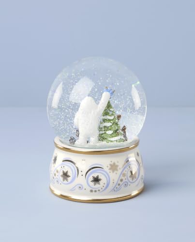 Lenox Rudolph The Red-Nosed Reindeer Snow Globe - Light-Up Holiday Decor