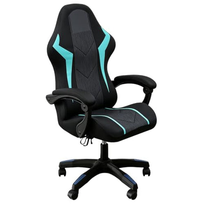 Gaming Chair Cover Thick Wear-Resistant Cat Scratch Proof - Black Blue Model 1