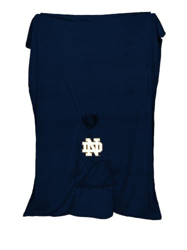 Notre Dame Fighting Irish Hooded Blanket Poncho - Sherpa Wearable Cape