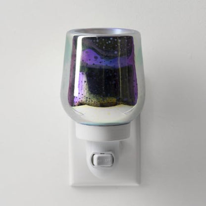 Mini Wax Warmer with Colorful Glow - Plug-In Candle & Scent Diffuser