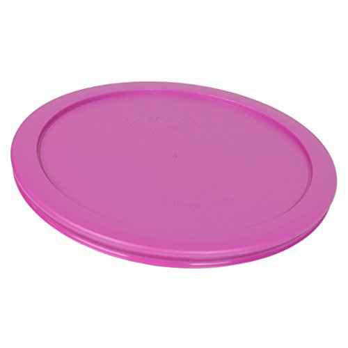 Pyrex 7402-PC Pink Plastic Round 6/7 Cup Plastic Storage Lid, Made in USA