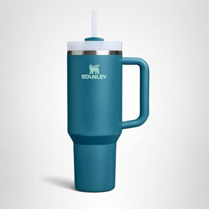 STANLEY Quencher H2.0 Tumbler with Handle and Straw 30 oz | Flowstate 3-Position Lid | Cup Holder Compatible for Travel | Insulated Stainless Steel Cup | BPA-Free | Coastal Teal