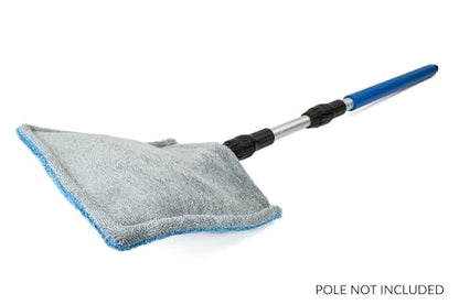 Autofiber Dreadnought Drying Cover for Mitt on a Stick 12x12 Inches - Pack of 2, Blue/Gray