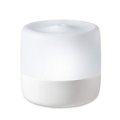 HoMedics, Ultrasonic Aroma Diffuser 130mL Humidifying Diffuser with Color-Changing Light Up to 6 Hours Continuous Runtime, 12 Hours Intermittent Runtime 2-Pack Essential Oil Starter Kit
