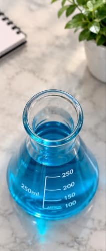 250ml Borosilicate Glass Erlenmeyer Flask Laboratory Equipment