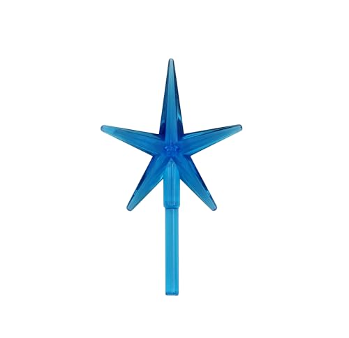Multicolor Star Ceramic Christmas Tree Lights - 6 Pack Replacement Decorations