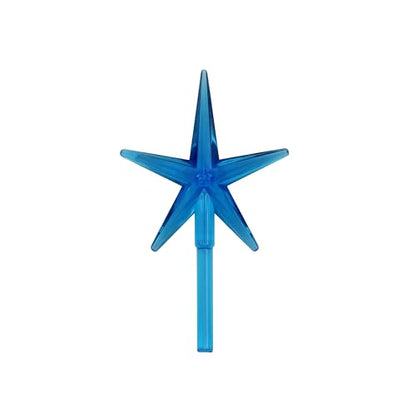 Multicolor Star Ceramic Christmas Tree Lights - 6 Pack Replacement Decorations
