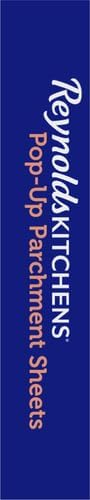 Reynolds Kitchens Parchment Paper Sheets - 10 x 13 Inches, 30 Count (Pack of 2) for Easy Baking