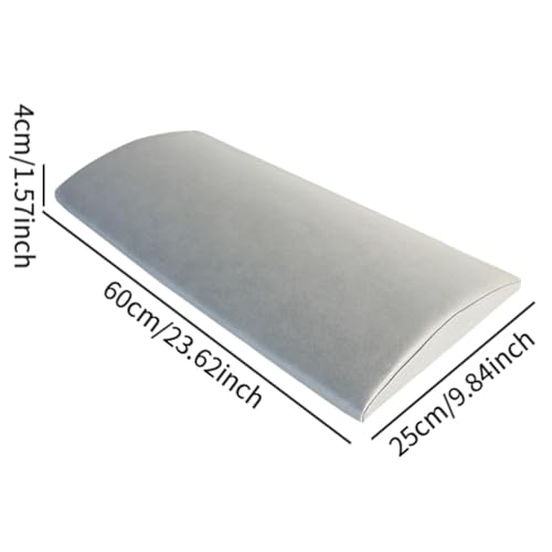 Ergonomic Lumbar Support Pillow for Back Pain Relief, Breathable Memory Foam