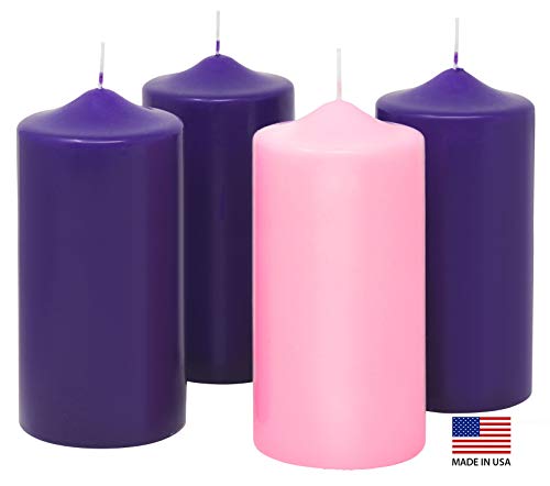 Silver Advent Wreath Candle Holder for Large Pillar Candles - Christmas Decor