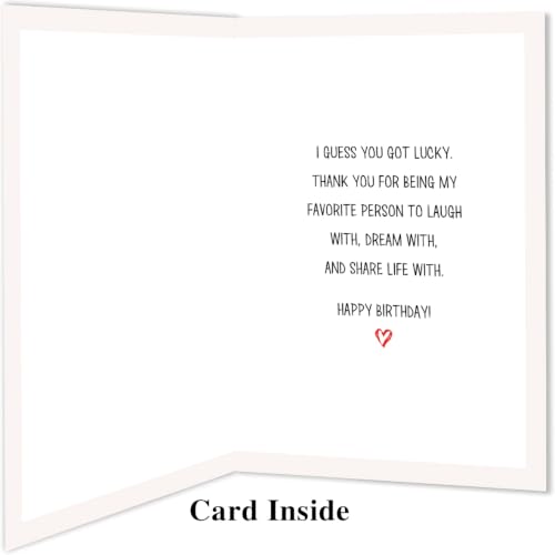 Funny Birthday Card for Husband Wife Partner DA-0142