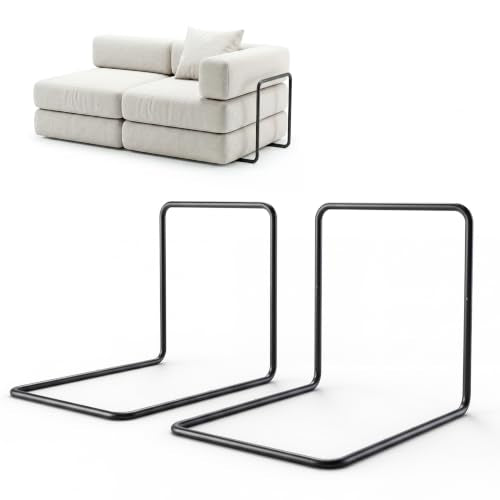 L-Shape Floor Sofa Support Frame 2 Sets Freestanding Metal Back Support for Floor Cushions
