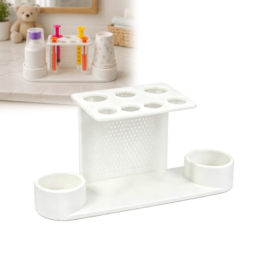Children's Medicine Organizer with Syringe and Bottle Storage Rack