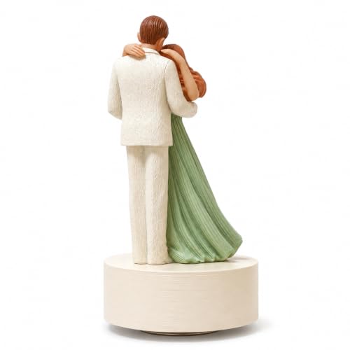 Romantic Couple Music Box with Love Message and Melodic Keepsake - Anniversary Gift