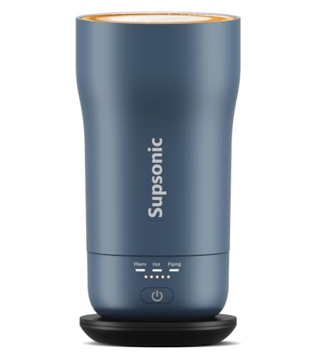 Supsonic 16oz Temperature Control Mug - Navy Rechargeable Heated Coffee Cup