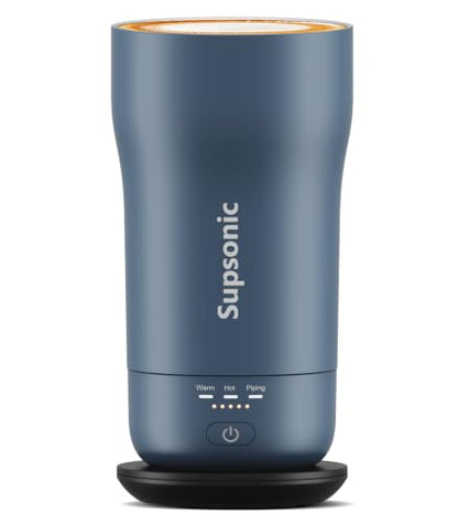 Supsonic 16oz Temperature Control Mug - Navy Rechargeable Heated Coffee Cup