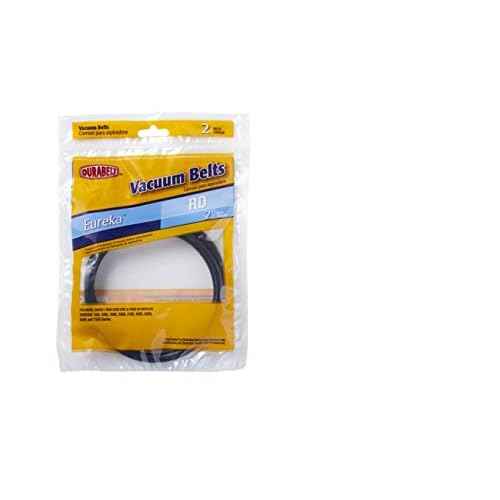 Durabelt Replacement Vacuum Belt, Eureka Style RD, pack of 2 replacement belts,Black