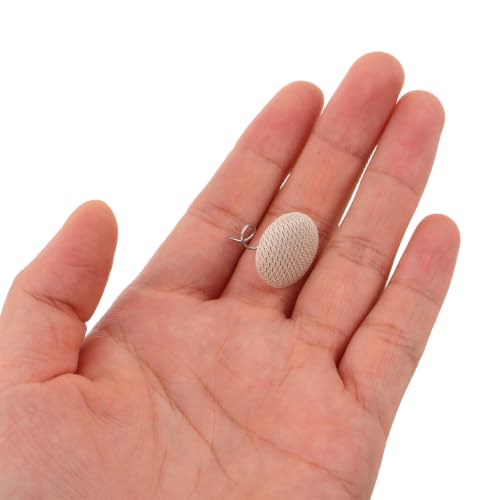Upholstery Twist Pins Bedskirt Fasteners Beige 40pcs - Furniture & Home Repair