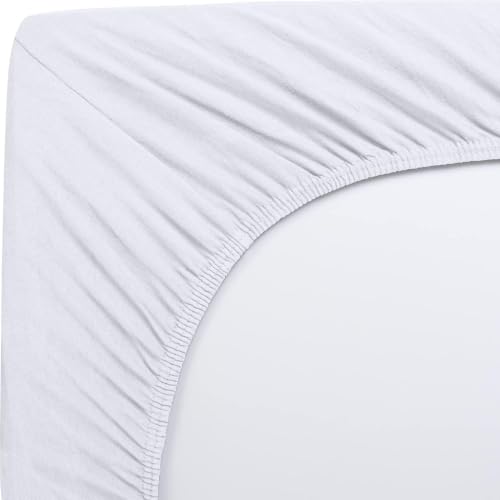 Moss Stripe 600-Thread Count Egyptian Cotton Bed Sheets Twin Set 12-14 Inch Deep Pockets