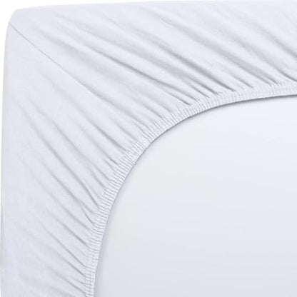 Moss Stripe 600-Thread Count Egyptian Cotton Bed Sheets Twin Set 12-14 Inch Deep Pockets