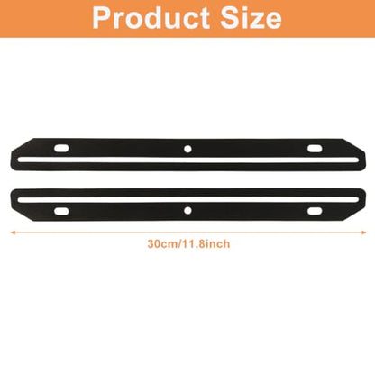 24 Pack Magazine Holders for Binders - Black, Durable Plastic Organizer