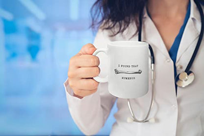 Funny Humerus Ceramic Mug 11oz - Science, Anatomy, Doctor Gift