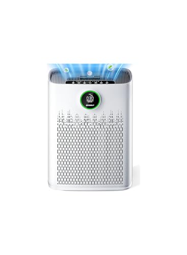 Large Room Air Purifier with True HEPA Filter Up to 2400 Sq Ft