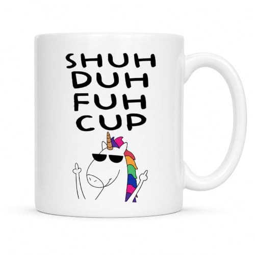 Funny Unicorn Coffee Mug - Sarcastic Adult Humor Gift - 11 oz Ceramic Cup
