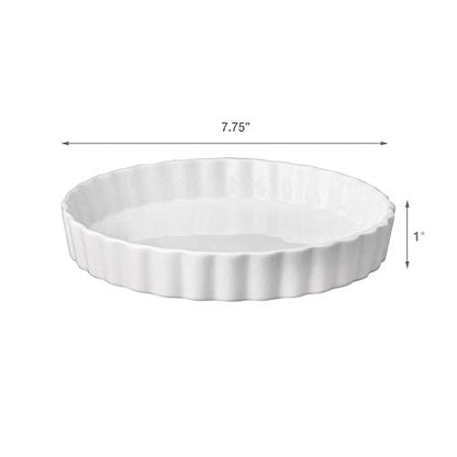 HIC Kitchen White Porcelain, 8-Inch